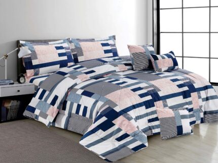 Modern Geometric 7 Piece Comforter Set